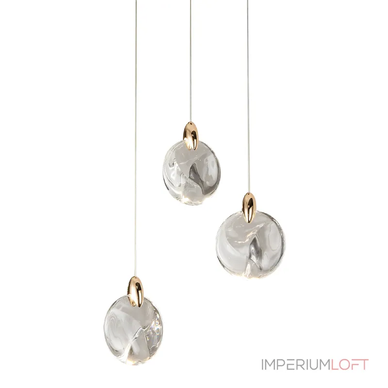Подвесной светильник Delight Collection OD2440 OD2440-3 gold/clear