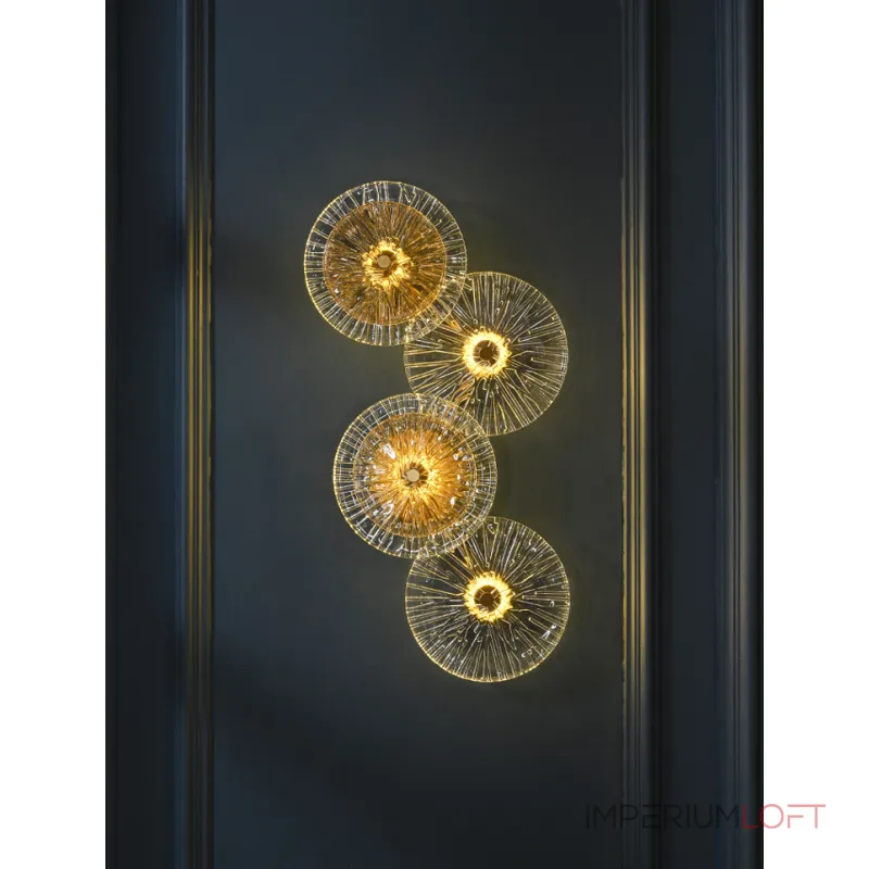 Настенный светильник Delight Collection 8848 OM2033-4 gold