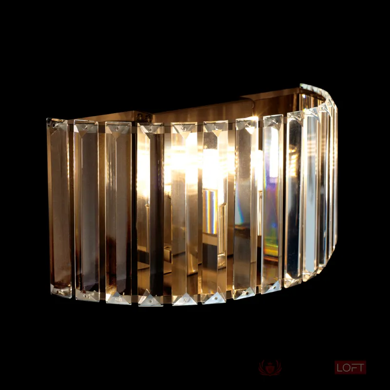Светильник настенный Delight Collection Crystalline MB17090009-2A bronze от ImperiumLoft