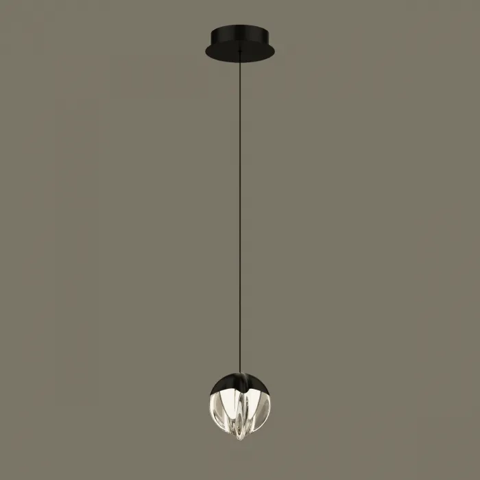 Подвесной светильник Delight Collection MD24001033 MD24001033-1A black/clear от ImperiumLoft