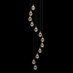Подвесной светильник Delight Collection Stilla MD24001004-12A gold/clear