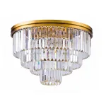 Светильник потолочный Delight Collection 1920s Odeon 9513C/600R gold/clear