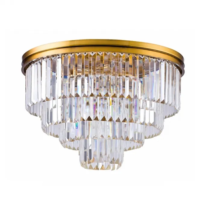 Светильник потолочный Delight Collection 1920s Odeon 9513C/600R gold/clear от ImperiumLoft