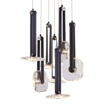 Подвесной светильник Delight Collection OD2553-7 black/clear Подвесной светильник Delight Collection OD2553-7 black/clear