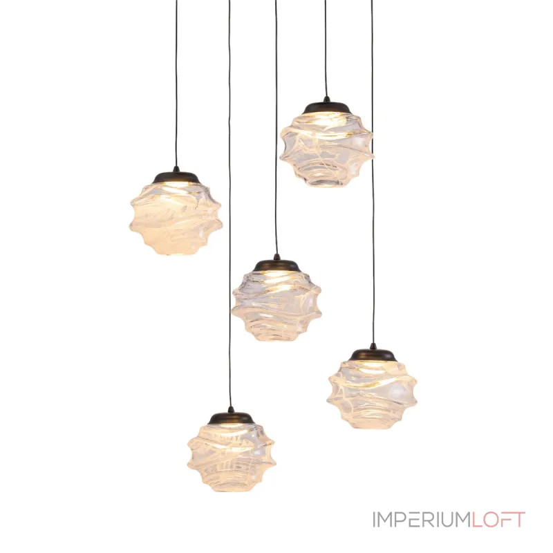 Подвесной светильник Delight Collection MD25030003-5A matt black/clear