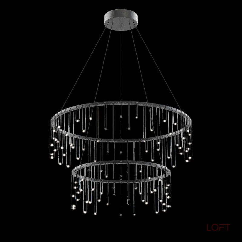 Подвесная люстра Delight Collection MD23001008 MD23001008-2A black