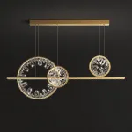 Подвесная люстра Delight Collection Bartlett XD-120B gold
