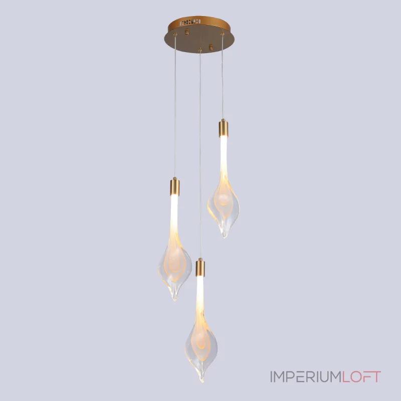 Подвесной светильник Delight Collection P98066-3 antique brass