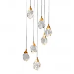 Подвесной светильник Delight Collection Crystal rock MD-020B-7 gold