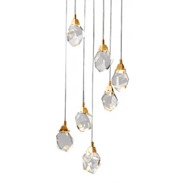 Подвесной светильник Delight Collection Crystal rock MD-020B-7 gold Подвесной светильник Delight Collection Crystal rock MD-020B-7 gold