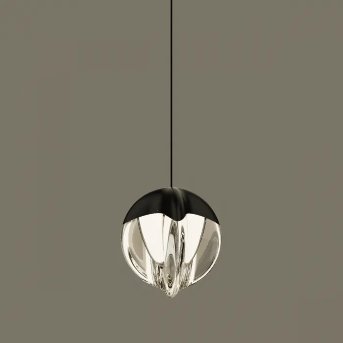 Подвесной светильник Delight Collection MD24001033 MD24001033-1A black/clear от ImperiumLoft