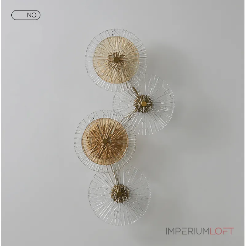 Настенный светильник Delight Collection 8848 OM2033-4 gold
