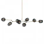 Люстра Delight Collection Bubble KG0579P-8 brass/smoky от ImperiumLoft