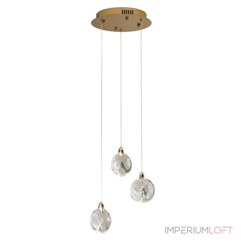 Подвесной светильник Delight Collection OD2440 OD2440-3 gold/clear