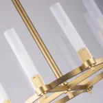 Люстра на штанге Delight Collection MD2314 MD2314-8A antique brass Люстра на штанге Delight Collection MD2314 MD2314-8A antique brass