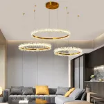 Подвесная люстра Delight Collection MD-012 OMK8832-80+60+40 gold (D3339)