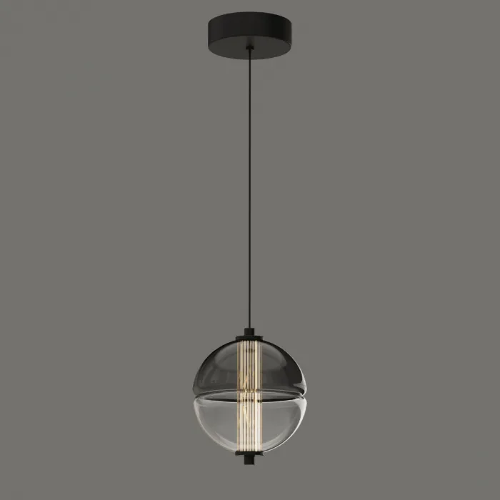 Подвесной светильник Delight Collection MD24022079 MD24022079-1A black/smoky от ImperiumLoft