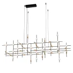 Подвесная люстра Delight Collection Molecular MD18001067-55A black/gold