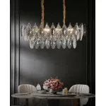 Подвесная люстра Delight Collection D8011P D8011P/L-800 gold/smoky