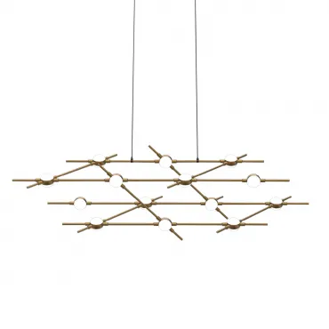 Люстра Delight Collection Molecular MD18001067-14A black/gold