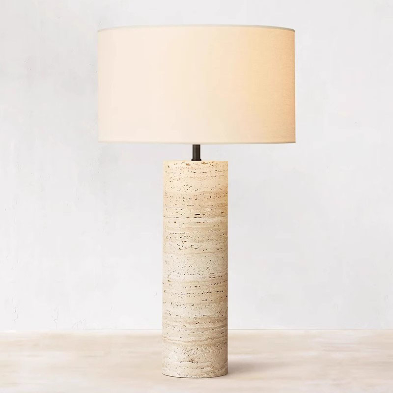 Настольная лампа Delight Collection Stone Table Lamp 5003T travertine Настольная лампа Delight Collection Stone Table Lamp 5003T travertine
