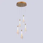 Подвесной светильник Delight Collection P98066-5 antique brass