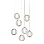 Светильник подвесной Delight Collection OD2437 OD2437-7 gold/clear от ImperiumLoft