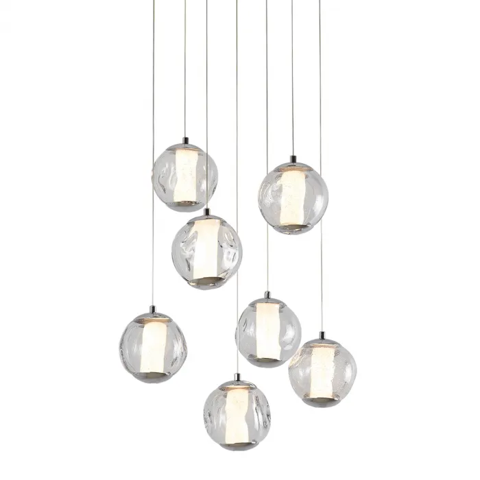 Светильник подвесной Delight Collection OD2437 OD2437-7 gold/clear от ImperiumLoft