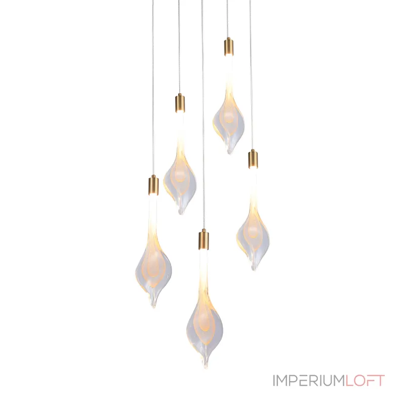 Подвесной светильник Delight Collection P98066-5 antique brass