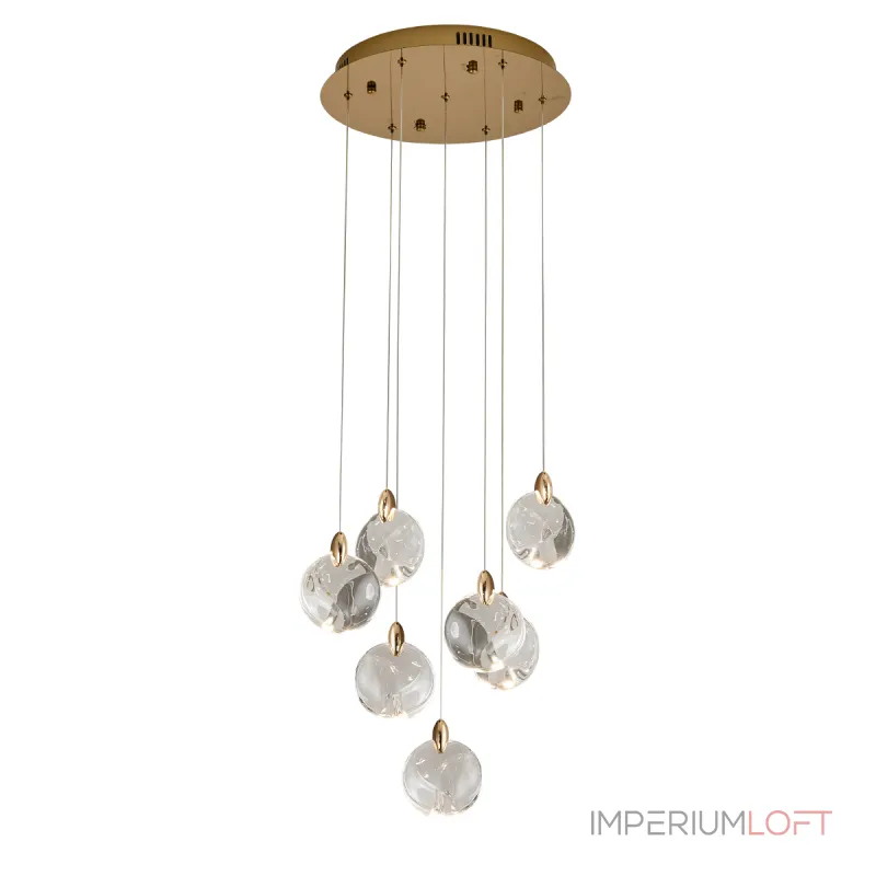 Подвесной светильник Delight Collection OD2440 OD2440-7 gold/clear