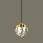 Подвесной светильник Delight Collection MD24001033 MD24001033-1A gold/clear