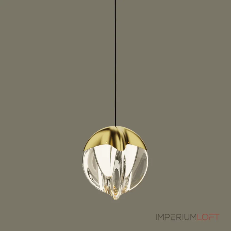 Подвесной светильник Delight Collection MD24001033 MD24001033-1A gold/clear Подвесной светильник Delight Collection MD24001033 MD24001033-1A gold/clear