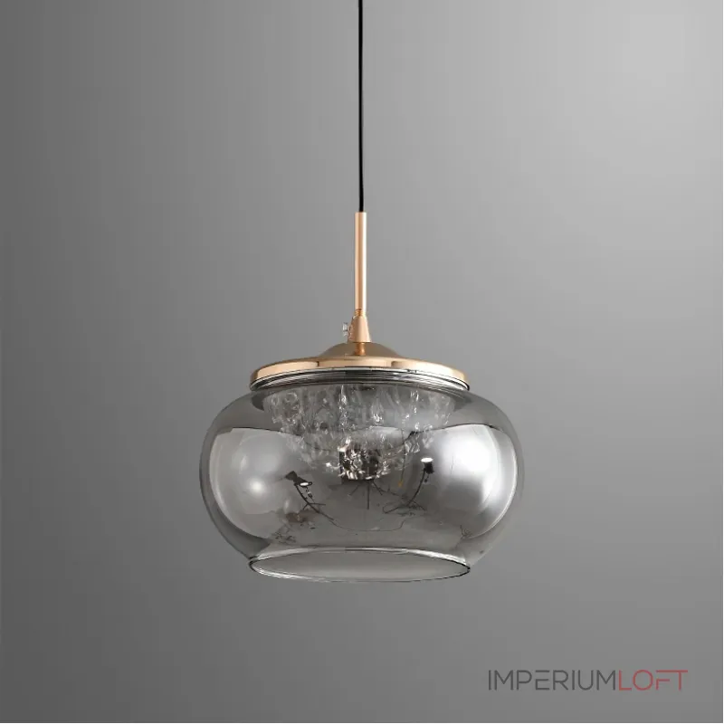 Подвесной светильник Delight Collection MT9128 MT9128-1H gold/smoke