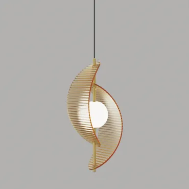 Подвесной светильник Delight Collection MD24030035 MD24030035-1A brass/amber