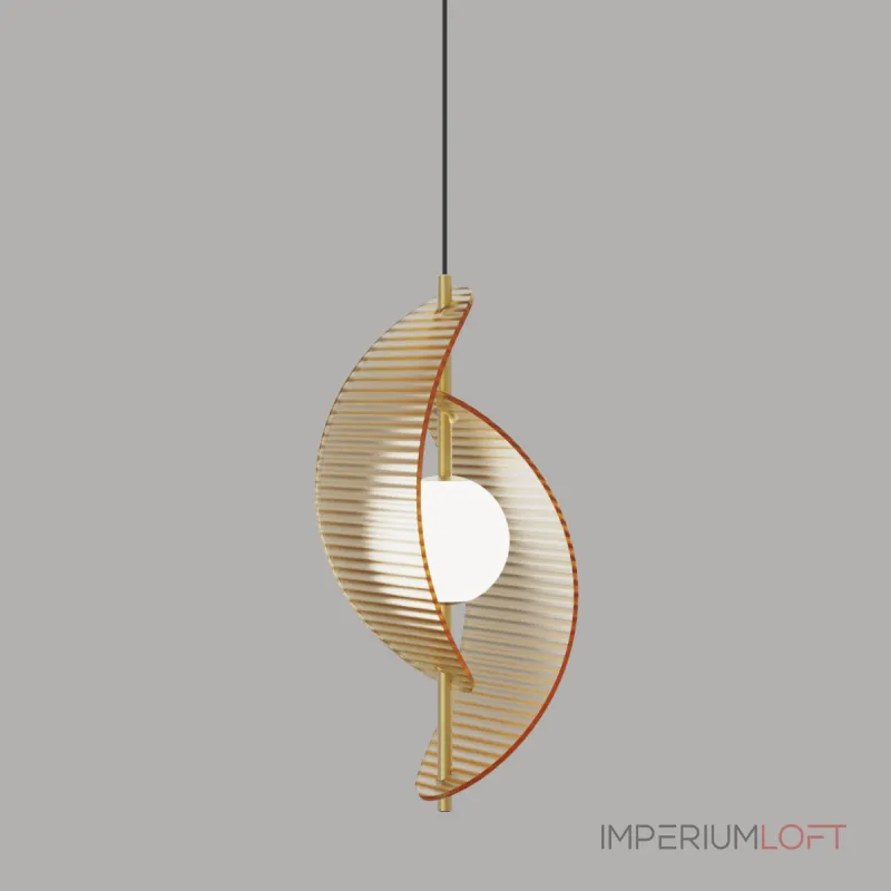 Подвесной светильник Delight Collection MD24030035 MD24030035-1A brass/amber