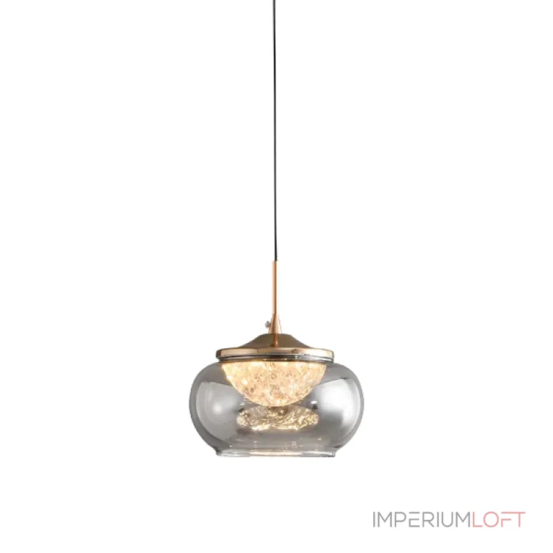 Подвесной светильник Delight Collection MT9128 MT9128-1H gold/smoke