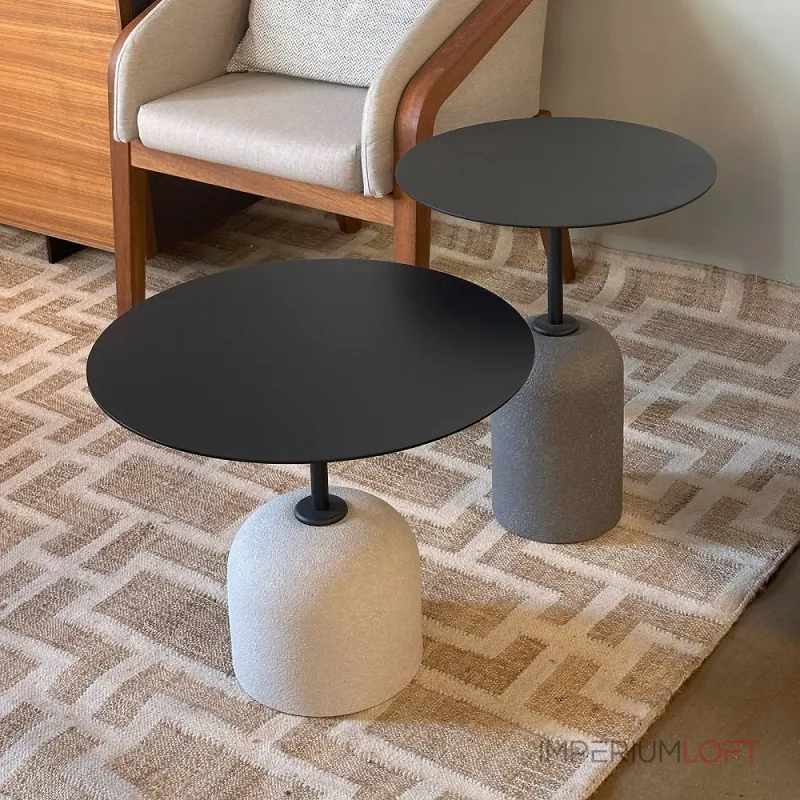 Приставной столик Delight Collection River River Side Table Ø55 от ImperiumLoft Приставной столик Delight Collection River River Side Table Ø55 от ImperiumLoft