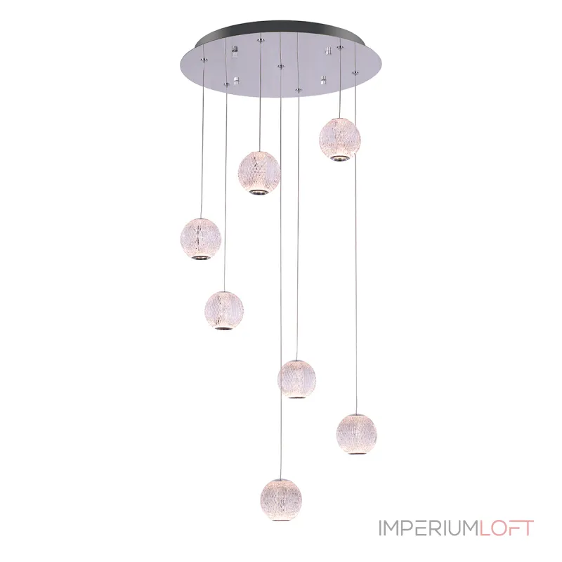 Подвесной светильник Delight Collection Elliot Diamante MD20001012-7A chrome