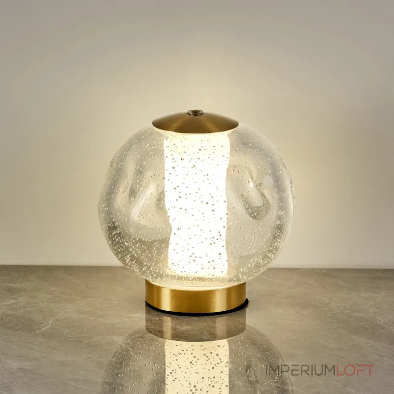 Настольная лампа Delight Collection OT2437-T brass/clear