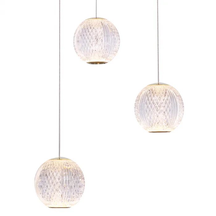 Подвесной светильник Delight Collection Elliot Diamante MD20001012-7A gold от ImperiumLoft