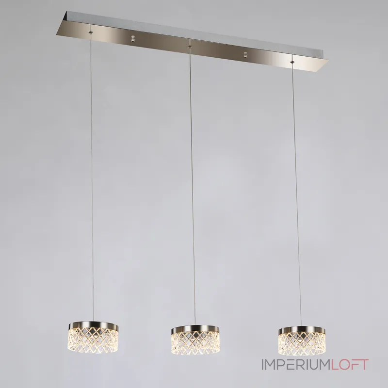 Подвесной светильник Delight Collection Diamond cut MD21020075-3B satin nickel Подвесной светильник Delight Collection Diamond cut MD21020075-3B satin nickel