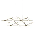 Подвесная люстра Delight Collection Molecular MD18001067-14A black/gold