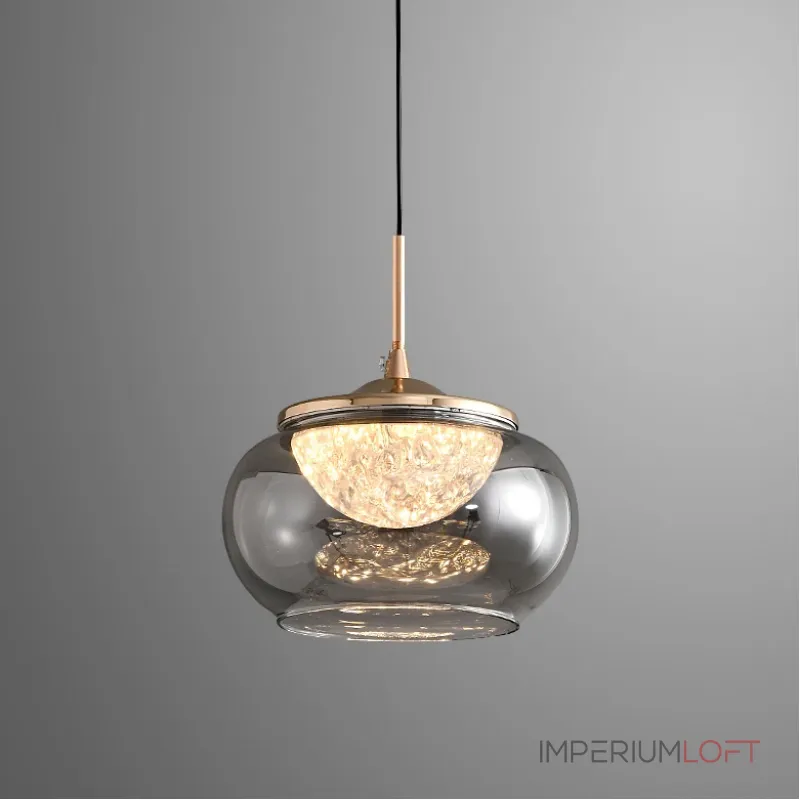 Подвесной светильник Delight Collection MT9128 MT9128-1H gold/smoke