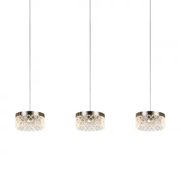 Подвесной светильник Delight Collection Diamond cut MD21020075-3B satin nickel Подвесной светильник Delight Collection Diamond cut MD21020075-3B satin nickel
