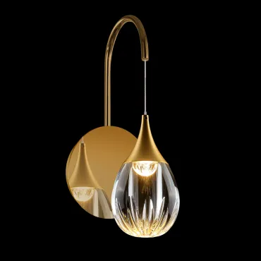 Настенный светильник Delight Collection Stilla MB24001004-1A gold/clear