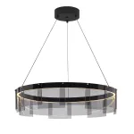 Подвесная люстра Delight Collection Stratos D8825P/L black/smoky
