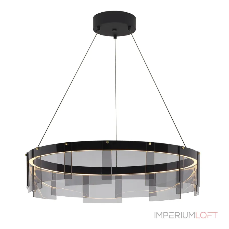 Подвесная люстра Delight Collection Stratos D8825P/L black/smoky