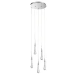 Подвесной светильник Delight Collection Pour MD2060-5A satin nickel