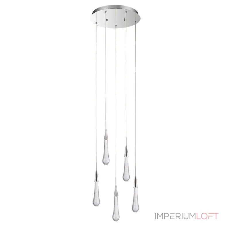 Подвесной светильник Delight Collection Pour MD2060-5A satin nickel