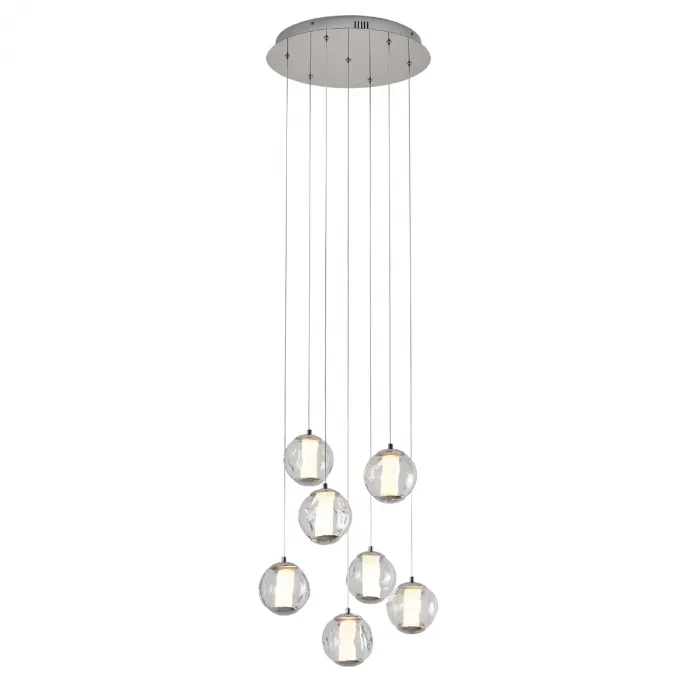 Светильник подвесной Delight Collection OD2437 OD2437-7 gold/clear от ImperiumLoft